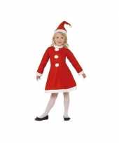 Meisjes kerstkleding met muts